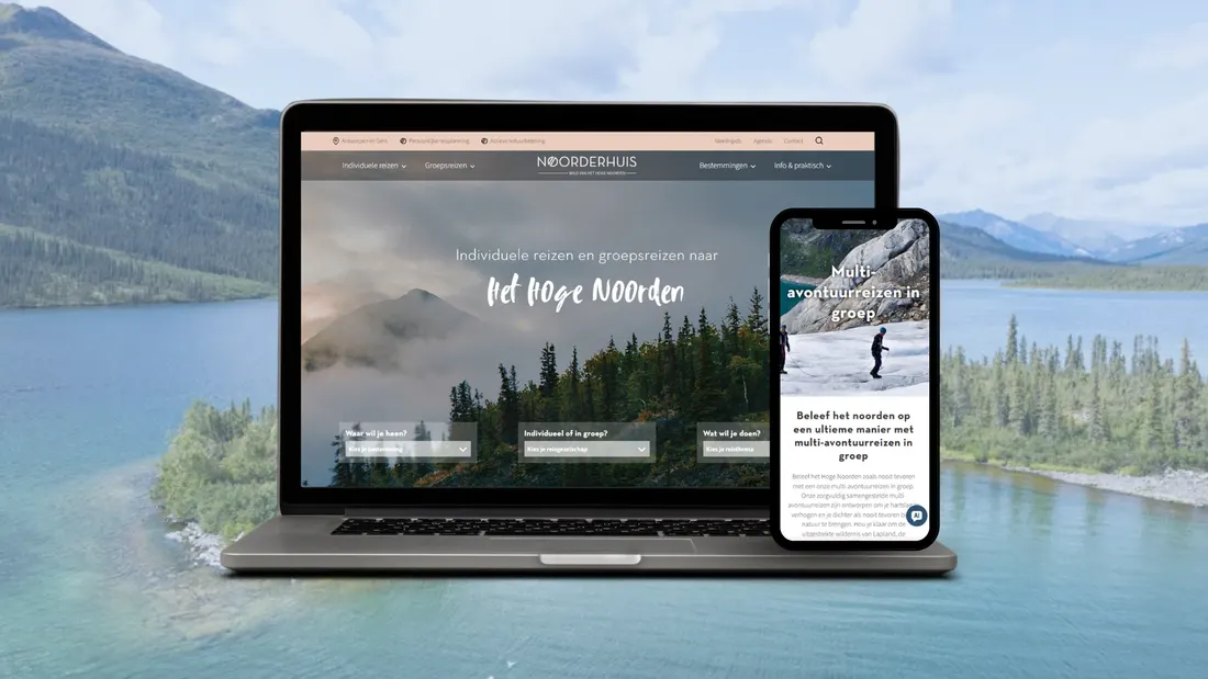 screenshot website noorderhuis