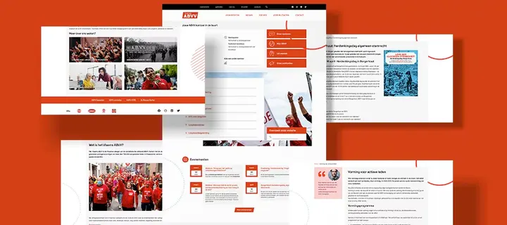 Schermen van project Vlaams ABVV